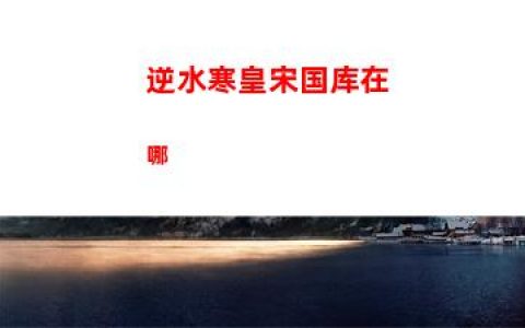 逆水寒皇宋国库在哪