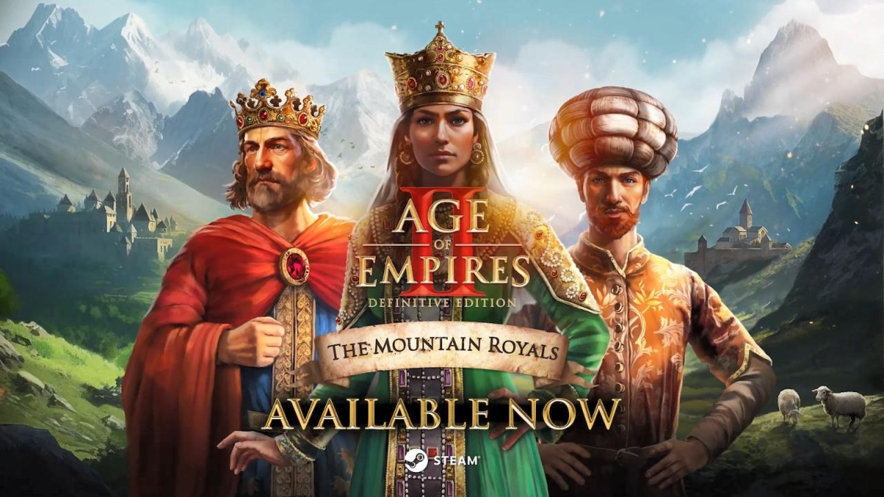 《帝国时代2：决定版》新DLC“皇家山脉”发售 定价89元