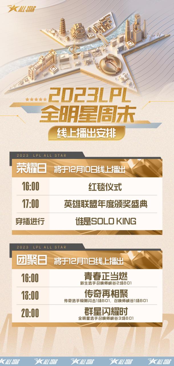 啊？录播？！LPL赛事：全明星周末将以录播形式 延后一天播出
